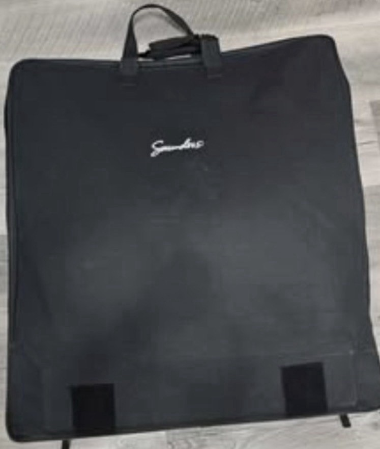Saunder Lumbar Traction Device Decompression in Travel Case Back Pain Relief