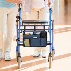 Compact and Functional Walker Bag for Folding Walkers – Includes Cup Holder