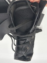 Breg Lace-Up Ankle Brace Support Black Medium Durable Material