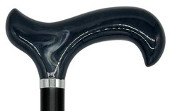 Tall Adjustable Classy Cane in Grey Horn 31″ to 38″