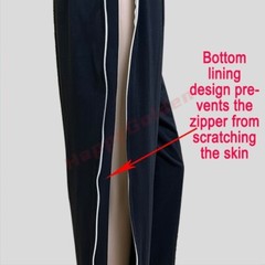 Two Sides Zipper Full-open Pants Rehabilitation Nursing for Patients Bed Pants