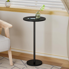 Novimango Small Round Side Table Drink Tables For Narrow Spaces Pedestal End