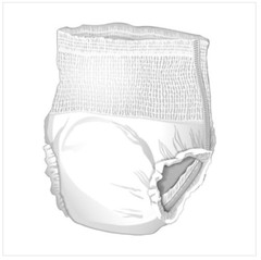 McKesson Ultra Absorbent Sz Small Unisex Pull on Underwear Tear Away Seams 22ct
