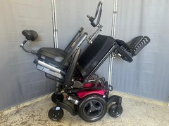 Quickie Q300M Mini Wheelchair, with Power Tilt,Leg,Recline, Pink 22 Miles