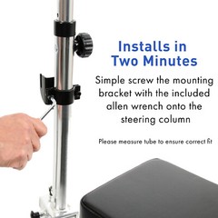 Knee Scooter Basket Kit by TKWC INC Universal Bracket Mount Included Knee Walker