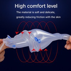 Male Wearable Incontinence Pants Silicone Urine Funnel Collector Urinal Leg Bag