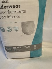 Incontinence Underwear Tranquility Disposable Absorbent Youth Size Med 38-65 Lbs