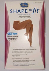 Dr. Comfort Microfiber Medical Pantyhose Women D Black 20-30mmHg Compression New