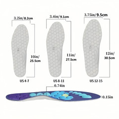 Massage shoe insoles