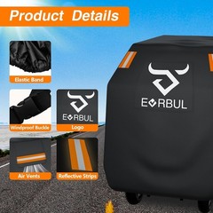 1X Mobility Scooter Cover Heavy Duty Waterproof for 49″L x 23″W x 39″ H 420D