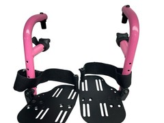 Pair Quickie Iris Manual Wheelchair Footrest Leg Rest Foot Rest Kid Pediatric