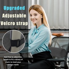 Lumbar Roll Pillow for Lower Back, Support Long-15*4.3“, Dark Grey
