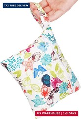 Bamboo Menstrual Pads Reusable Heavy Flow Pads with Wet Bag Cloth Pads for Women