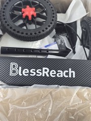 BlessReach WB-2202-T All Terrain Knee Scooter Walker Foldable Disc Brake 300lb