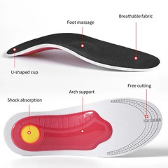 Arch Support Orthotic Insoles, Medical Orthopedic Insoles for Flat Feet
