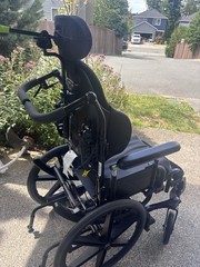 Quickie IRIS Wheelchair Reclining Tilt-in-Space Headrest PREMIUM UPGRADED! 2025