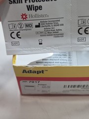 Adapt No Sting Skin Barrier Wipe NonSterile 50 per Box 7917. Exp 07/2026