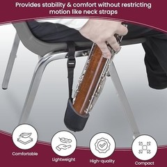 Bassoon Chair Strap Holder Heavy Duty Adjustable Nylon with Cleaning Cloth