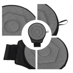 360 Degrees Rotating Geometric Round Car Cushion For Elderly