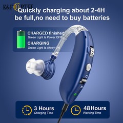 1 PSC Digital Hearing Aids Hearing Loss Rechargeable Invisible Sound Amplifiers