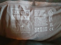 Men’s Confitex Boxer Underwear Everyday Plus Absorbency Grey Large