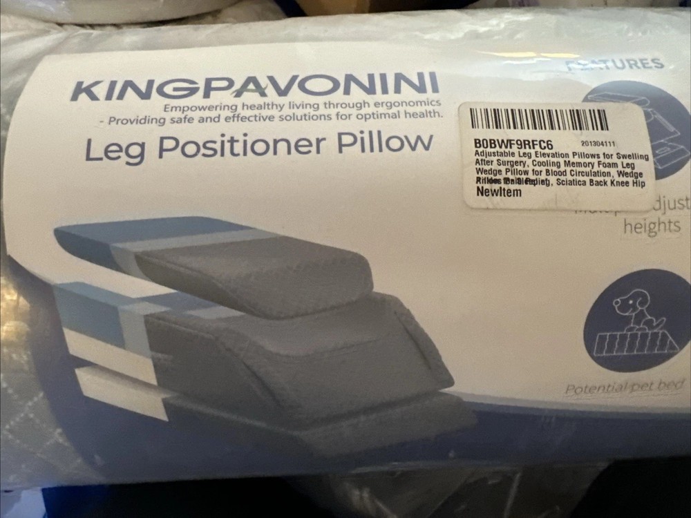 NEW King Pavonini Leg Positioner Elevation Pillow – after Surgery or rest