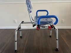 Journey Health Softsecure Rotating Transfer Tub Bench Shower Chair For Inside