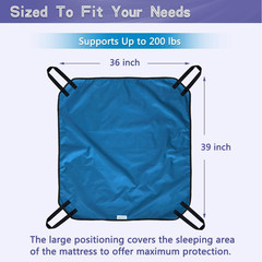 Positioning Pad Draw Sheet Patient Transfer Board Lift Sheet Slide Protective Ho