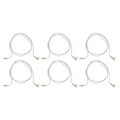 10pcs Hearing Aid 3 Pin Cable Cord Wire For Body Hearing Wire Cable Supply