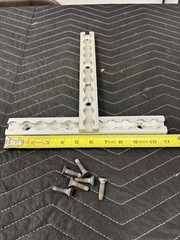 2pk 11” Aluminum L-Track Tie Down – L Track Rail