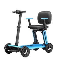 32lb Foldable 4-Wheel Mobility Scooter Seniors Adults NFC Key, Airline Approved