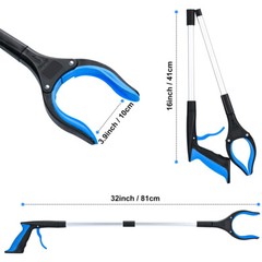 Grab Tool 32 Inch Foldable Grabber Outdoor and Indoor Trash Picker Grabber