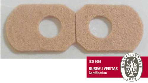 F4 1/16“ Adhesive Flesh Felt Corn Pads 100 Per Bag Orthopedic Medical Grade USA