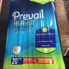 Prevail Per-Fit Adult Underwear PF-512 MEDIUM Xtra Absorbency Pull On Case of 80