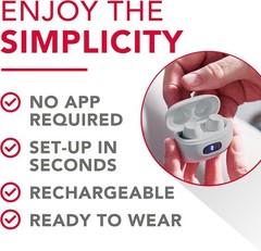 Voxx Accessories Corp RCA OTC In-Ear Hearing Aids Rechargeable (RSH20GYW)™