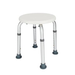 Medical 7 Height Shower Chair Adjustable Height Bath Tub Bench Stool Seat round