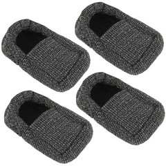 Vive Walker Ski Glide Covers 4 PCS – Accessories 4 Count (Pack of 1), Grey