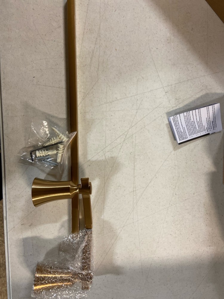 Moen YG0324BG Flara 24″ Grab Bar – Brushed Gold