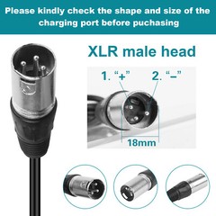 24V XLR Jazzy Electric Mobility Wheelchair Charger Lead-Acid Battery Charger 5A