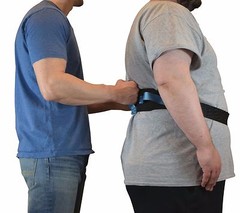 Gait Belt for Transfer & Walking 6 Hand Grips Quick-Release Metal Buckle LiftAid