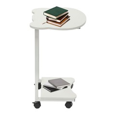 Over the Bed Side Table Wheels Hospital Overbed Rolling Tray Bedside USA