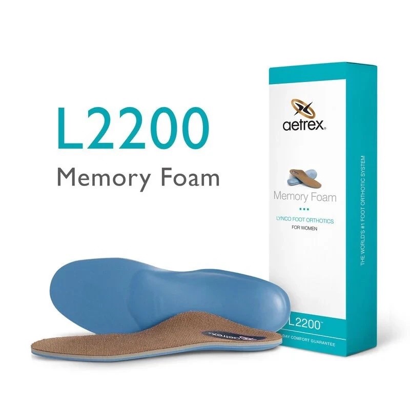 Aetrex Lynco L2200 Women’s Memory Foam Orthotic Women 3– Arch & Heel Support