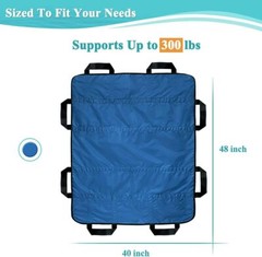 Almohadilla de posicionamiento para cama con asas reforzadas color Azul US NEW