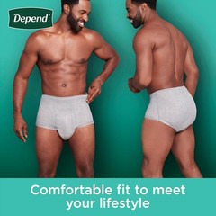 Depend Men Incontinence Underwear S/M/L/XL/XXL Max Absorbency