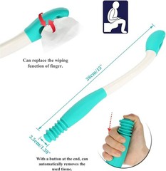 Long Handle Toilet Aid – Extends Over 15 Inches |Bottom Wiper Tool-Mobility Care
