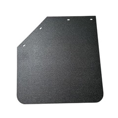 2PCS Universal Heavy Duty Polymer Mudflaps Black Angled Splash Guard 24×30 Inch