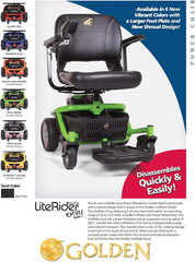 Golden Technologies Scooter Powered-Wheelchair GP162