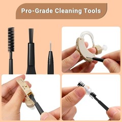 Premium Hearing Aid Cleaning Kit – Compatible with Rechargeable Hearing Aid with