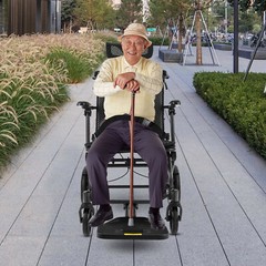 All-terrain Adjustment Backrest Wheelchairs Foldable Wheelchair For Senior 130kg