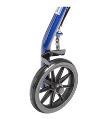 Drive Medical Four Wheel Rollator Rolling Walker with Fold Up Removable Back Sup